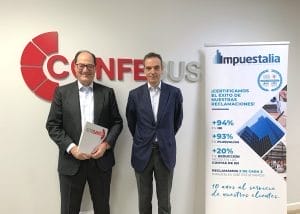 CONFEBUS renueva colaboración con Impuestalia para ahorrar en el IBI de sus asociados