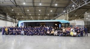 La nueva carrocería C26 de UNVI es premiada en Busworld