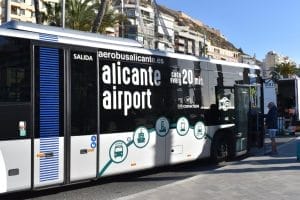 Vectalia refuerza la línea al aeropuerto de Alicante ante el crecimiento de la demanda